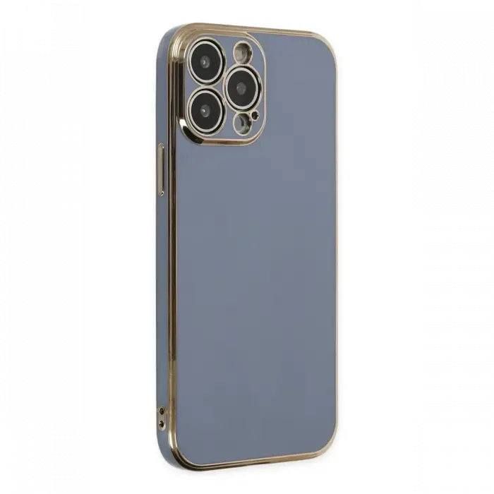 Apple iPhone 14 Pro Max Kılıf Volet Silikon - Mavi