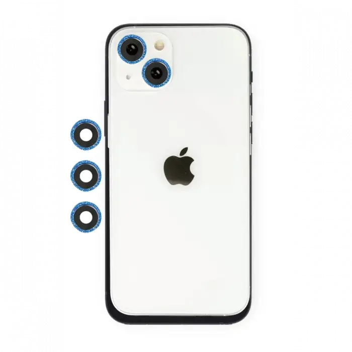 Apple iPhone 14 Shine Kamera Lens - Mavi