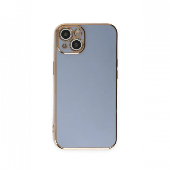Apple iPhone 15 Kılıf Volet Silikon - Mavi