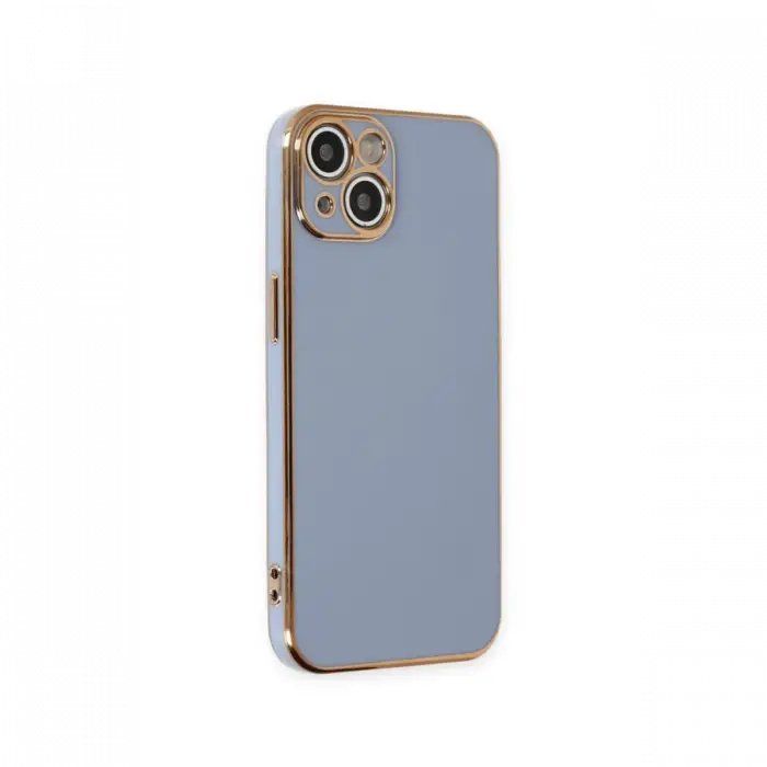 Apple iPhone 15 Kılıf Volet Silikon - Mavi