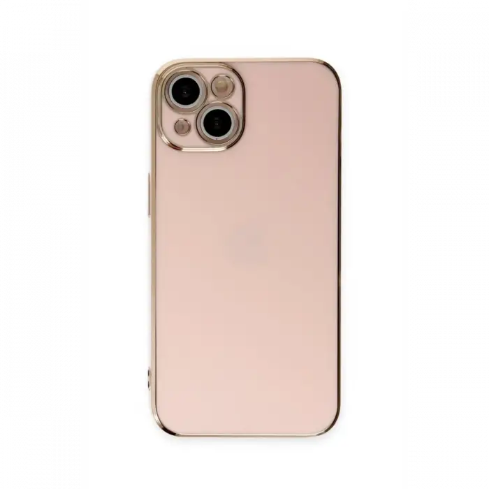 Apple iPhone 15 Kılıf Volet Silikon - Pembe