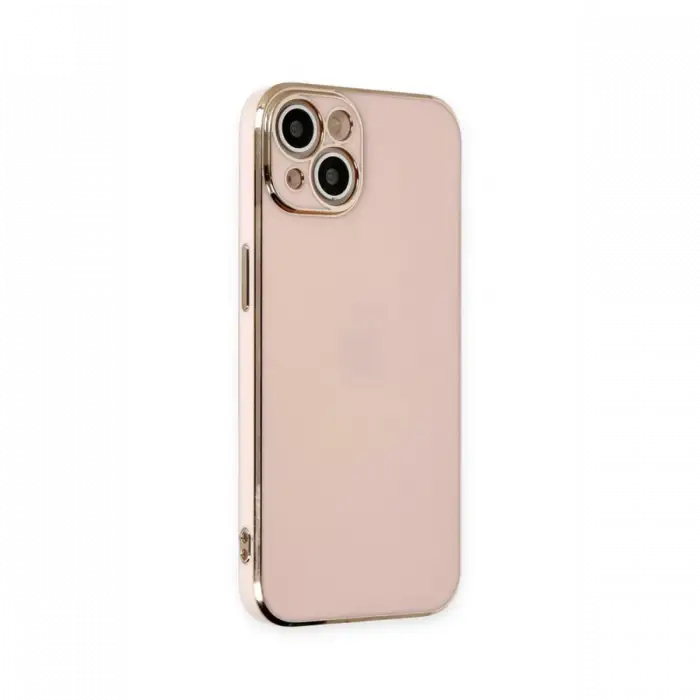 Apple iPhone 15 Kılıf Volet Silikon - Pembe