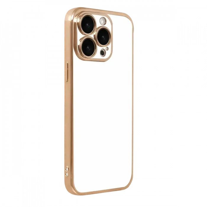 Apple iPhone 15 Pro Max Razer Lensli Silikon - Gold