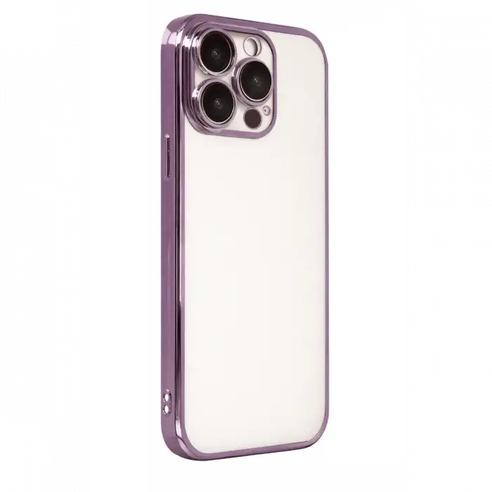 Apple iPhone 15 Pro Max Razer Lensli Silikon - Mor