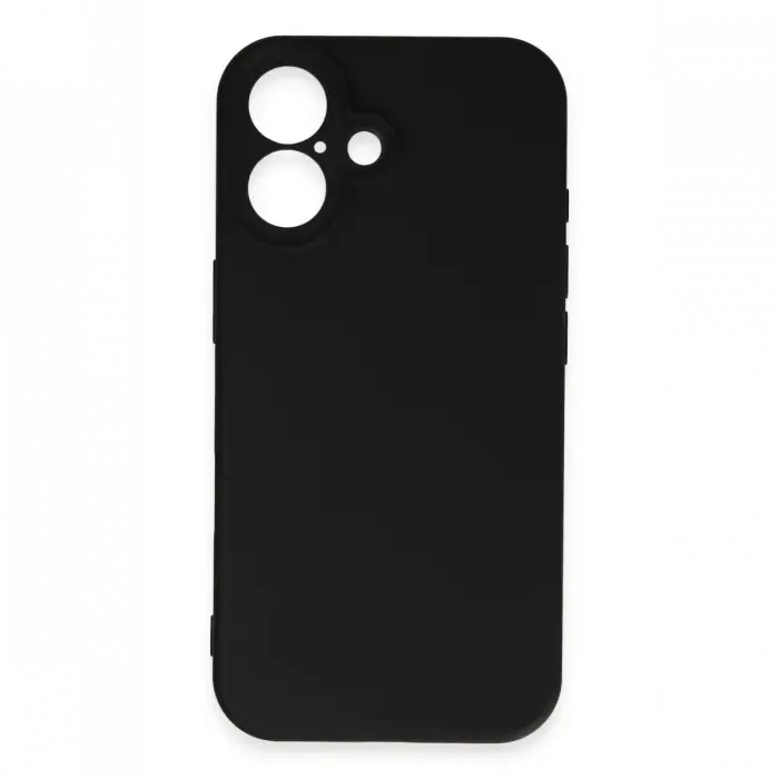 Apple iPhone 16 Kılıf First Silikon - Siyah