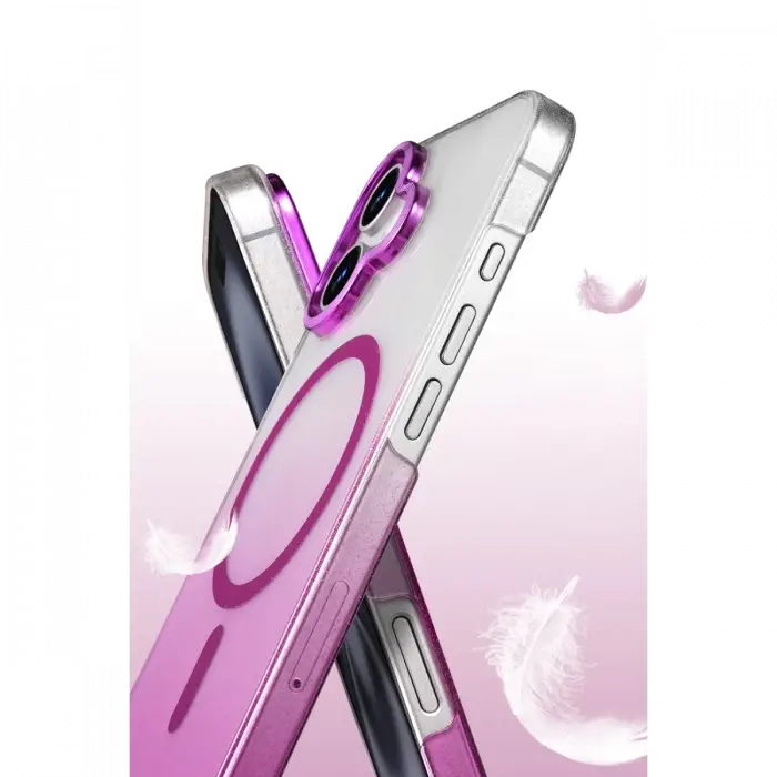 Apple iPhone 16 Plus Glossy Magsafe Kapak - Mor