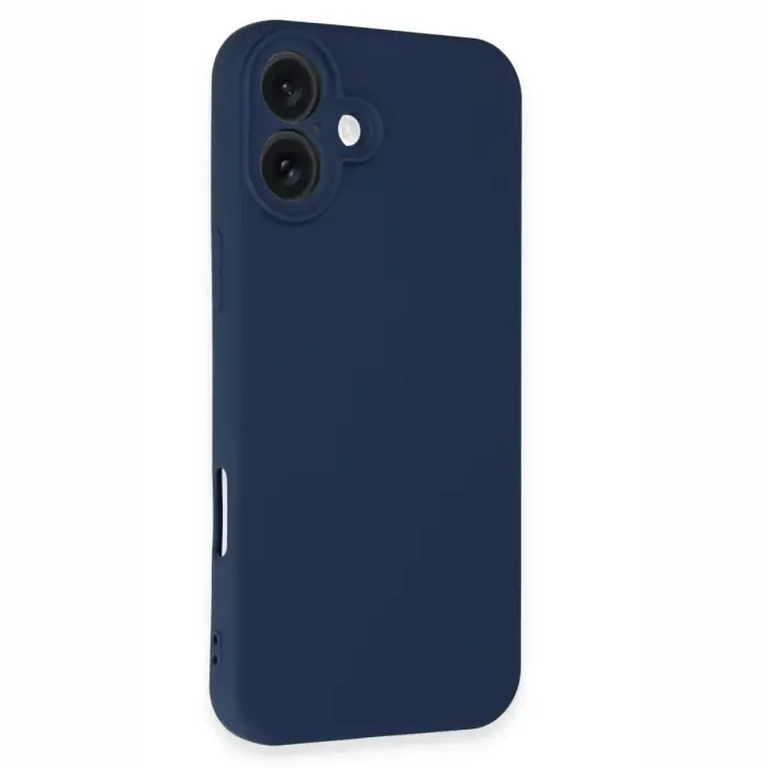 Apple iPhone 16 Plus Kılıf First Silikon - Lacivert