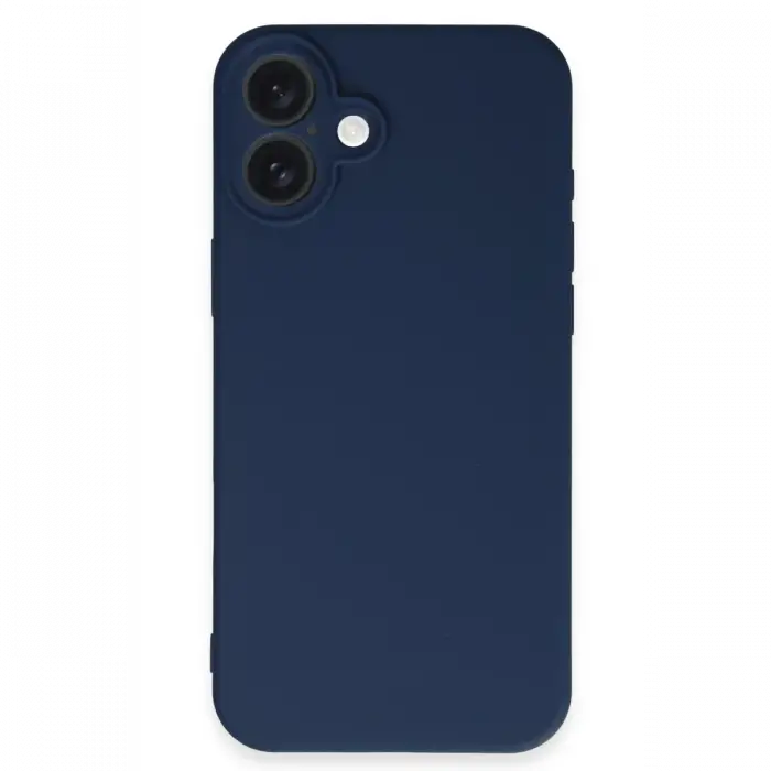 Apple iPhone 16 Plus Kılıf First Silikon - Lacivert