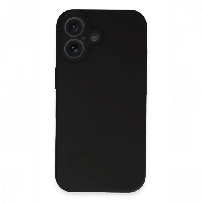 Apple iPhone 16 Plus Kılıf First Silikon - Siyah