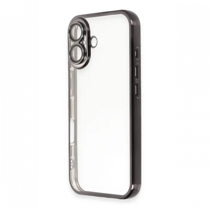 Apple iPhone 16 Plus Kılıf Razer Lensli Silikon - Siyah
