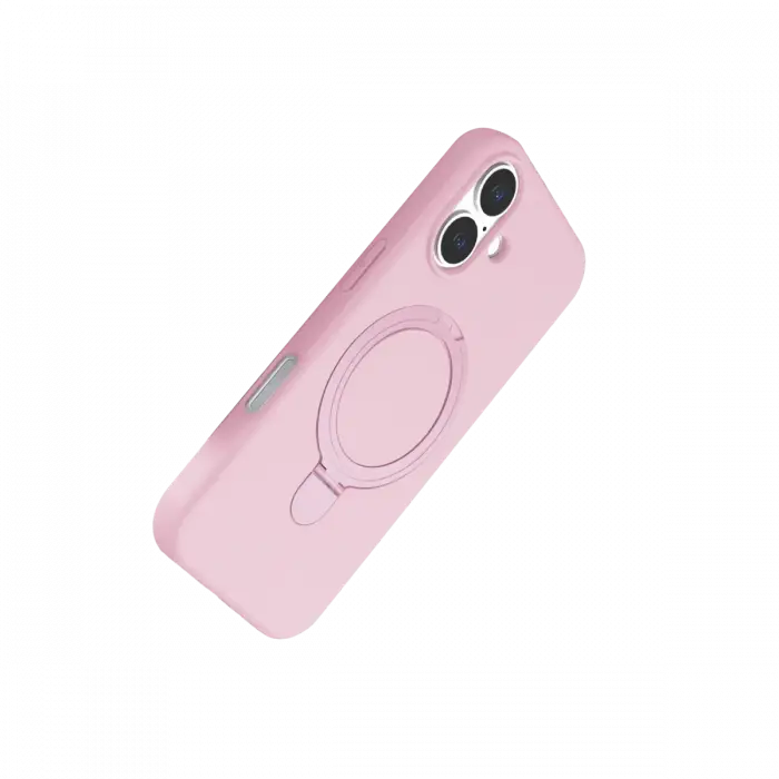 Apple iPhone 16 Plus Regal Magsafe Standlı Kapak - Açık Pembe