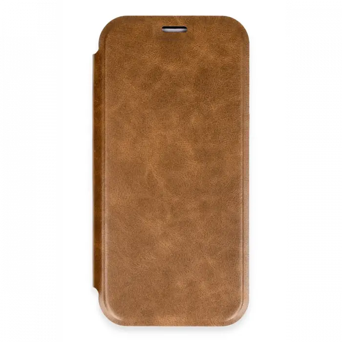 Apple iPhone 16 Pro Max Kılıf Flip Cover - Taba