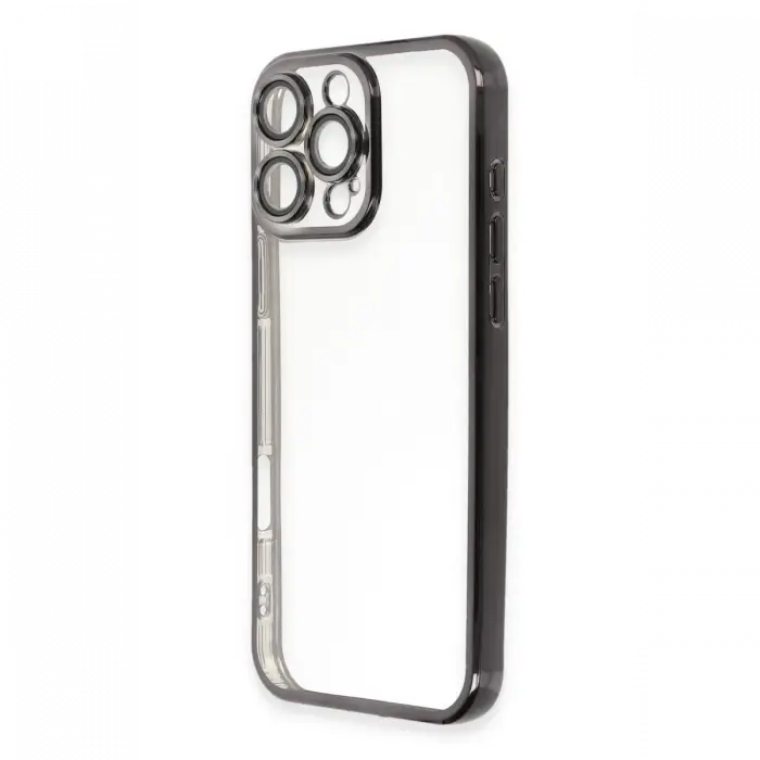 Apple iPhone 16 Pro Max Kılıf Razer Lensli Silikon - Siyah