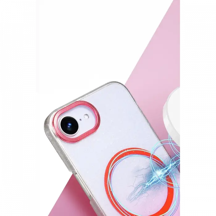 Apple iPhone 16E Glossy Magsafe Kapak - Mavi