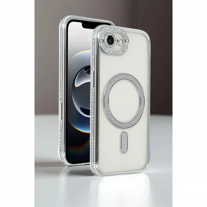 Apple iPhone 16E Joke Simli Magneticsafe Kılıf - Mavi