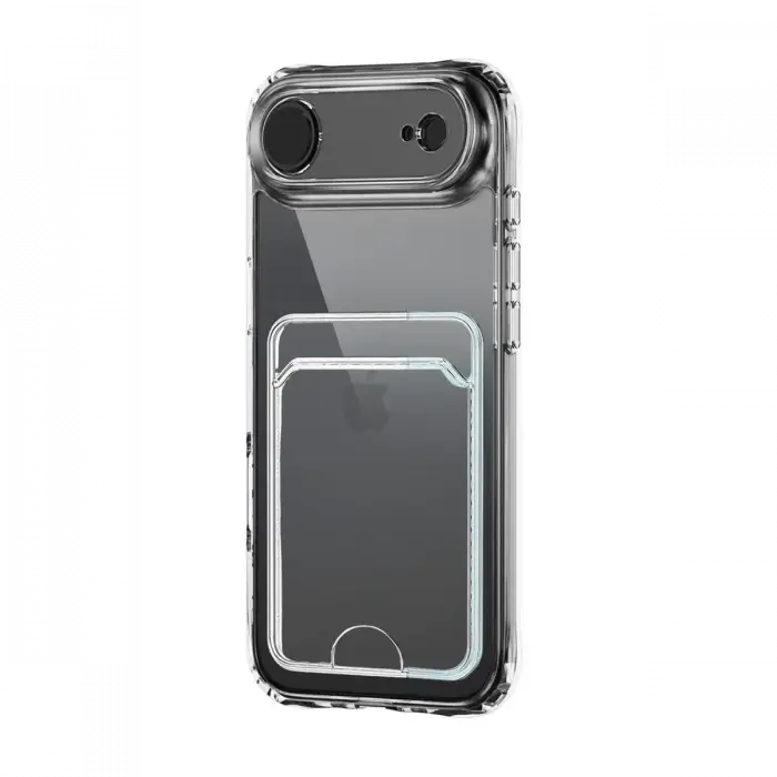 Apple iPhone 17 Air Kart Şeffaf Silikon - Şeffaf