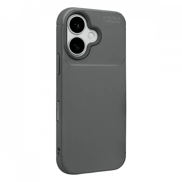 Apple iPhone 17 Auto Focus Karbon Kapak - Gri