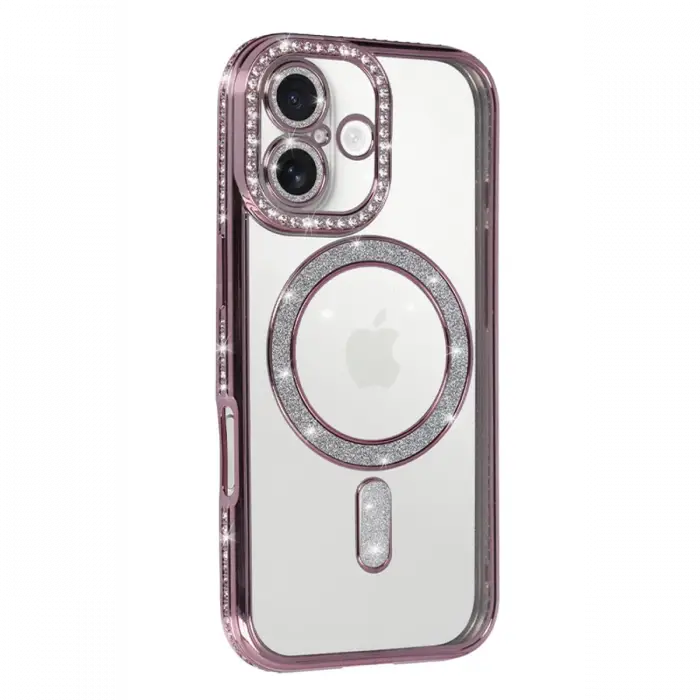 Apple iPhone 17 Joke Simli Magneticsafe Kılıf - Pembe