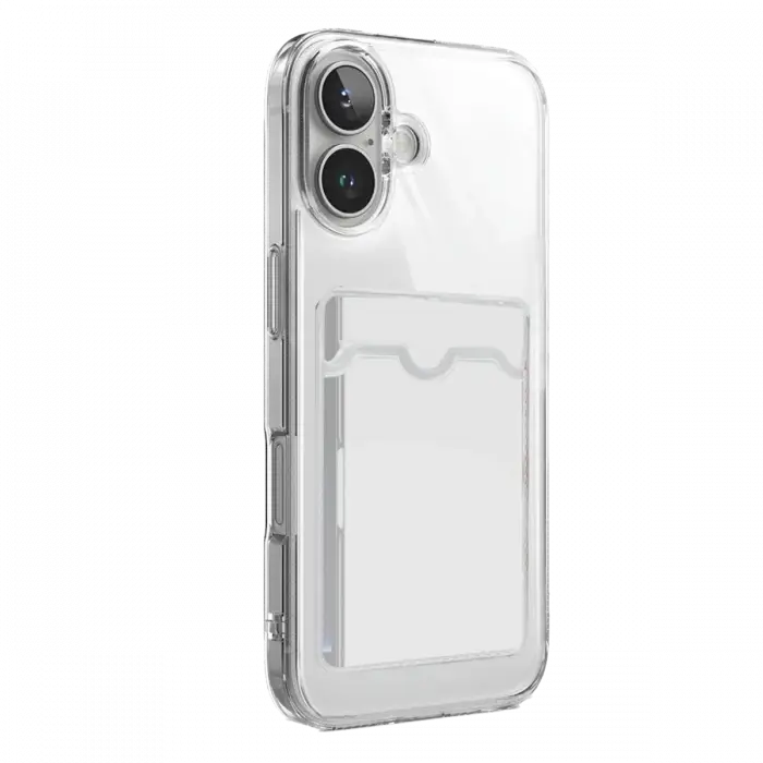 Apple iPhone 17 Kart Şeffaf Silikon - Şeffaf
