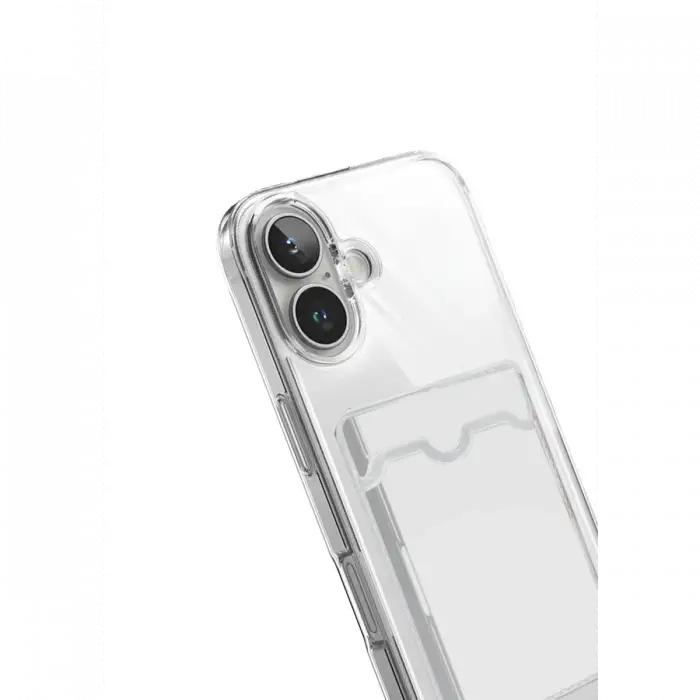 Apple iPhone 17 Kart Şeffaf Silikon - Şeffaf