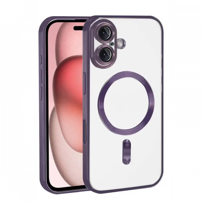 Apple iPhone 17 Kross Magneticsafe Kapak - Mor