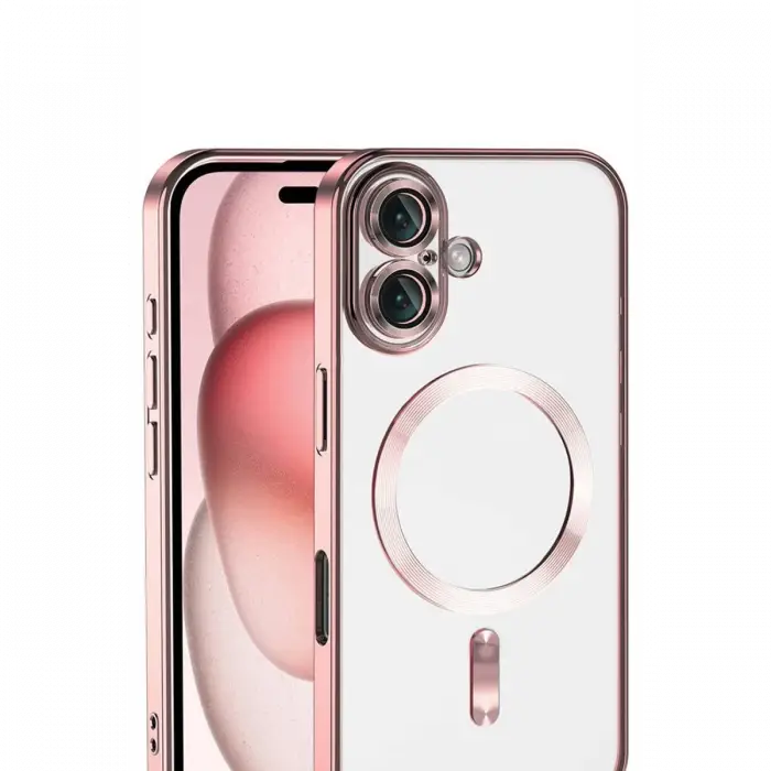 Apple iPhone 17 Kross Magneticsafe Kapak - Rose
