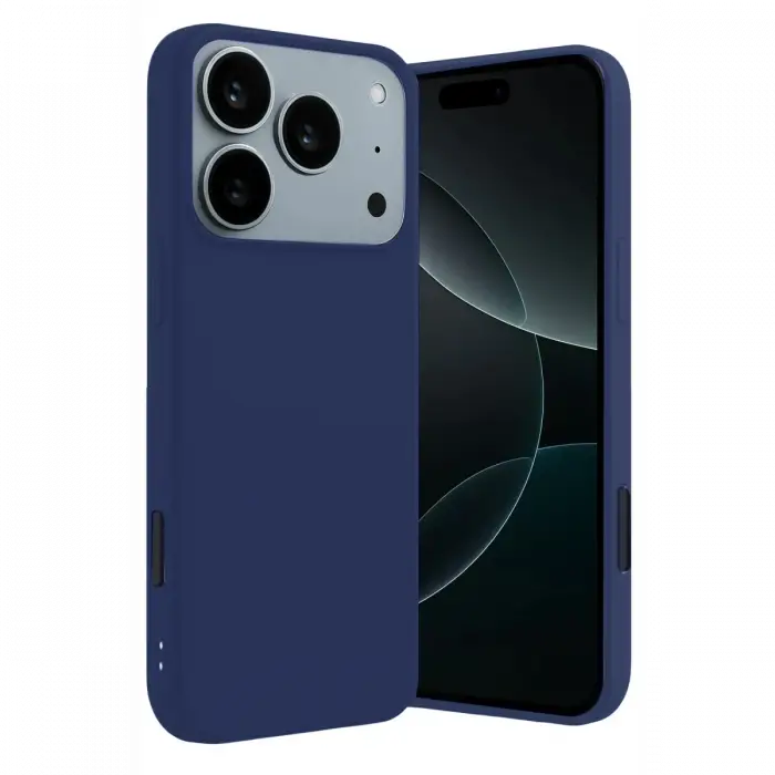 Apple iPhone 17 Pro/18 Pro First Silikon - Lacivert