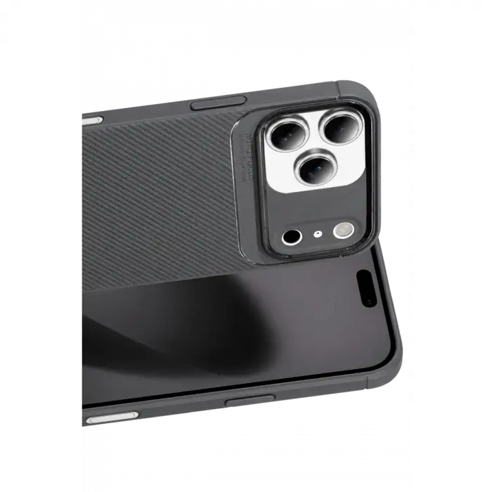 Apple iPhone 17 Pro Max Auto Focus Karbon Kapak - Gri