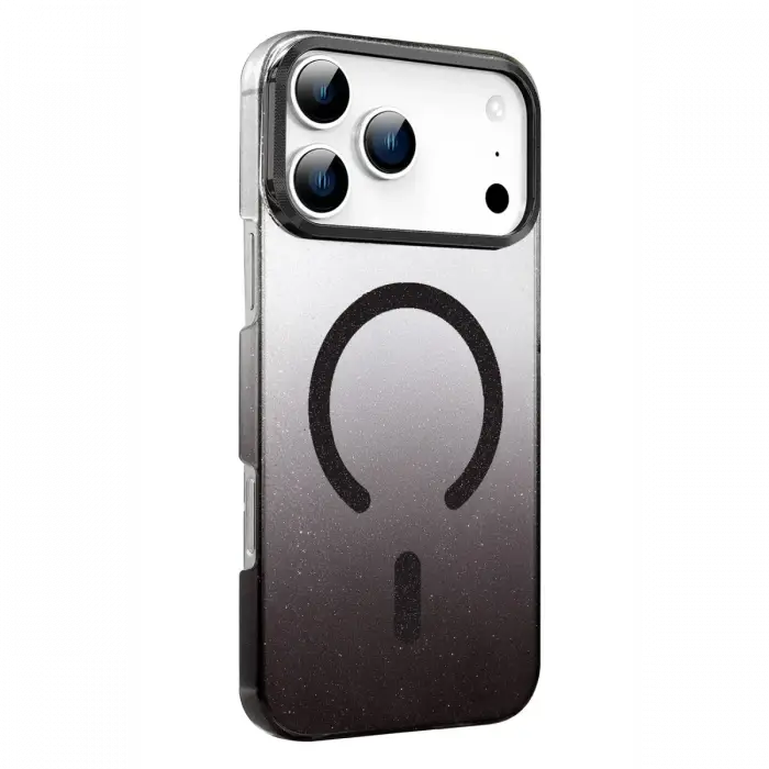 Apple iPhone 17 Pro Max Glossy Magsafe Kapak - Siyah