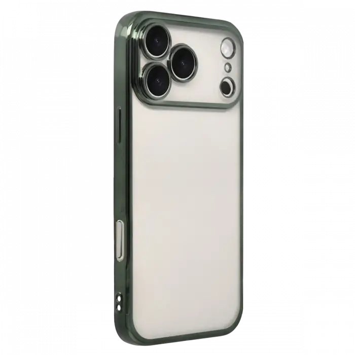 Apple iPhone 17 Pro Max Razer Lensli Silikon - Yeşil