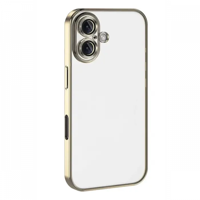 Apple iPhone 17 Razer Lensli Silikon - Gold
