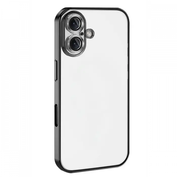 Apple iPhone 17 Razer Lensli Silikon - Siyah