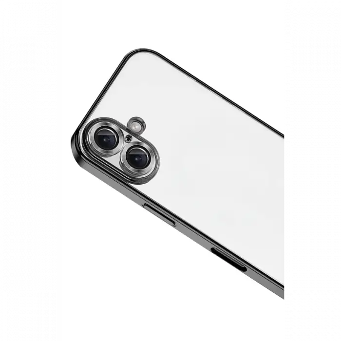 Apple iPhone 17 Razer Lensli Silikon - Siyah
