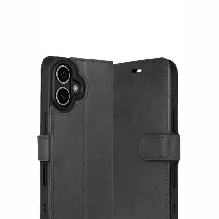 Apple iPhone 17 Trend S Plus Kapaklı Kılıf - Siyah
