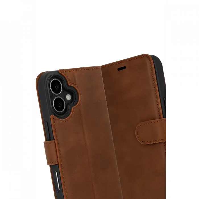 Apple iPhone 17 Trend S Plus Kapaklı Kılıf - Taba