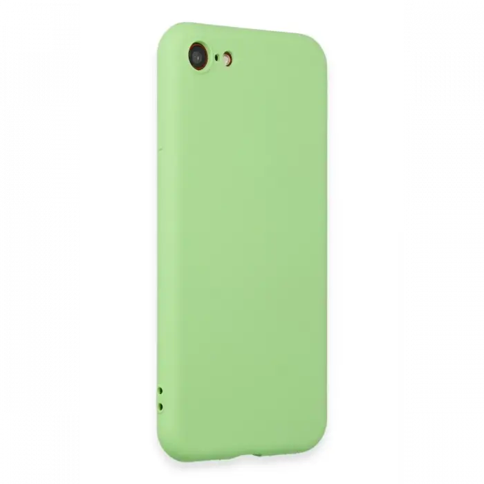 Apple iPhone 7 Kılıf First Silikon - Açık Yeşil