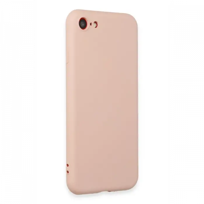 Apple iPhone 7 Kılıf First Silikon - Pudra