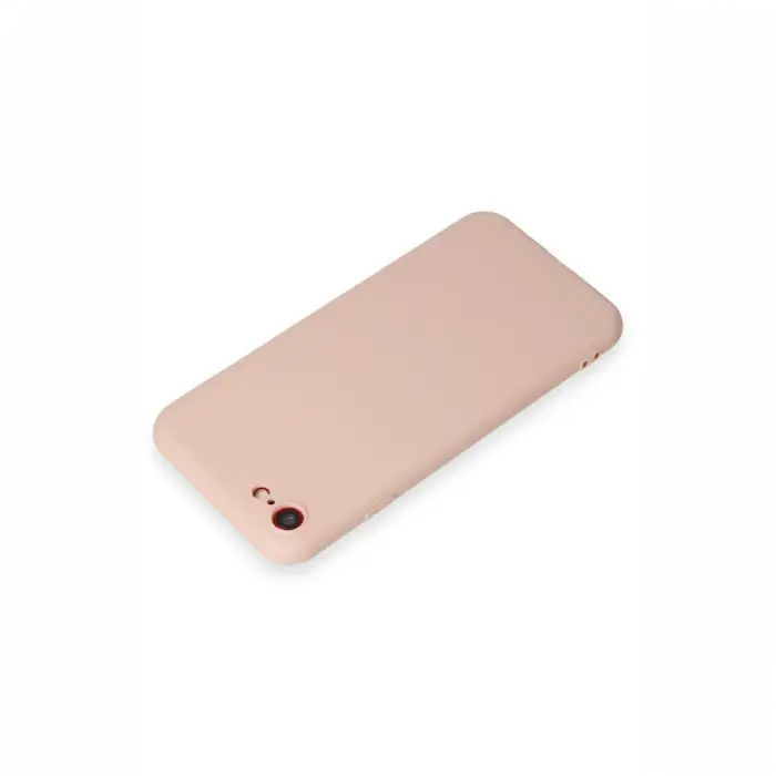 Apple iPhone 7 Kılıf First Silikon - Pudra