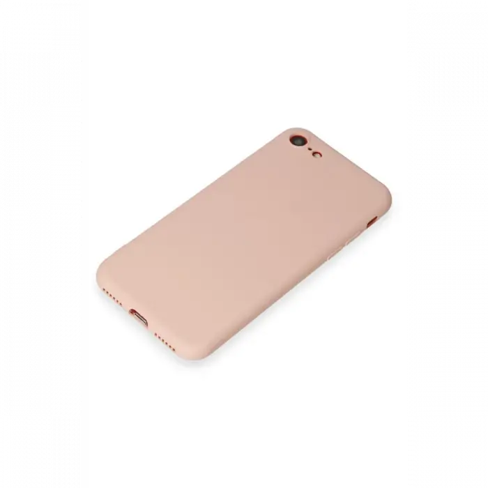 Apple iPhone 7 Kılıf First Silikon - Pudra