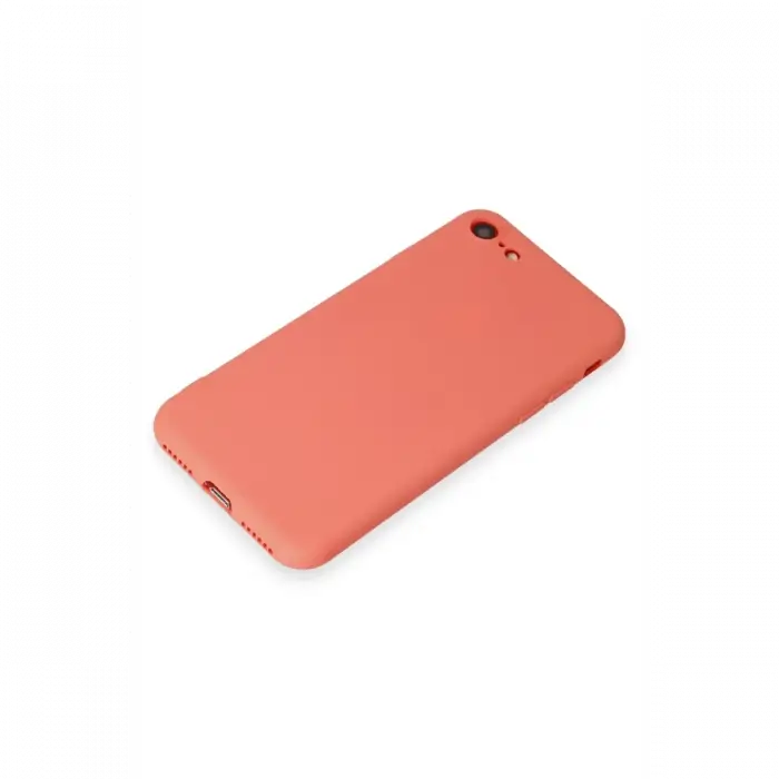 Apple iPhone 7 Kılıf First Silikon - Turuncu