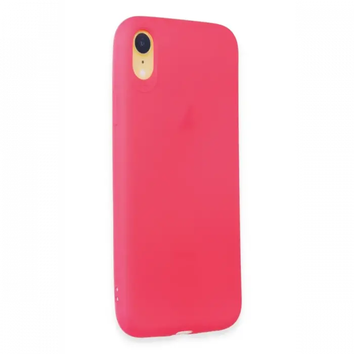 Apple iPhone XR Kılıf First Silikon - Pembe