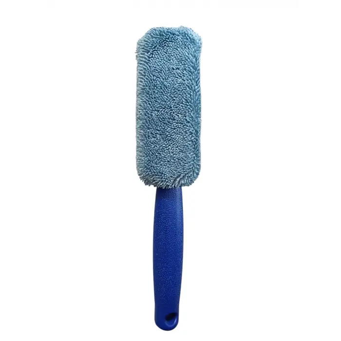 Araba Oto Yıkama Saplı Mikrofiber Süngerli Jant Fırçası