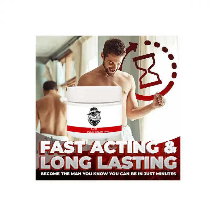 B-X7 Cream 100 ml 2 Adet Erkekler İçin Zaman Stop Kremi 7x Effect