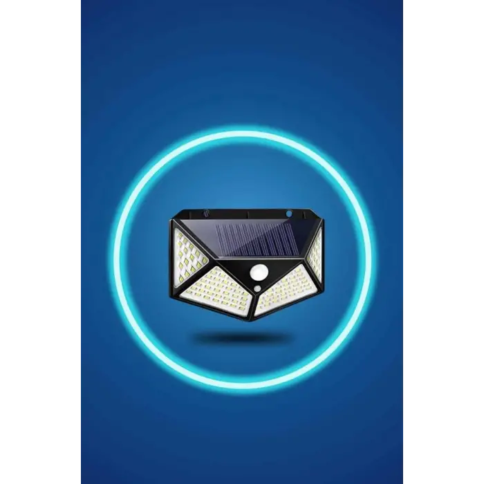 Bahçe Lambası Bahçe Aydınlatma Sensörlü Suya Dayanıklı 100 Led