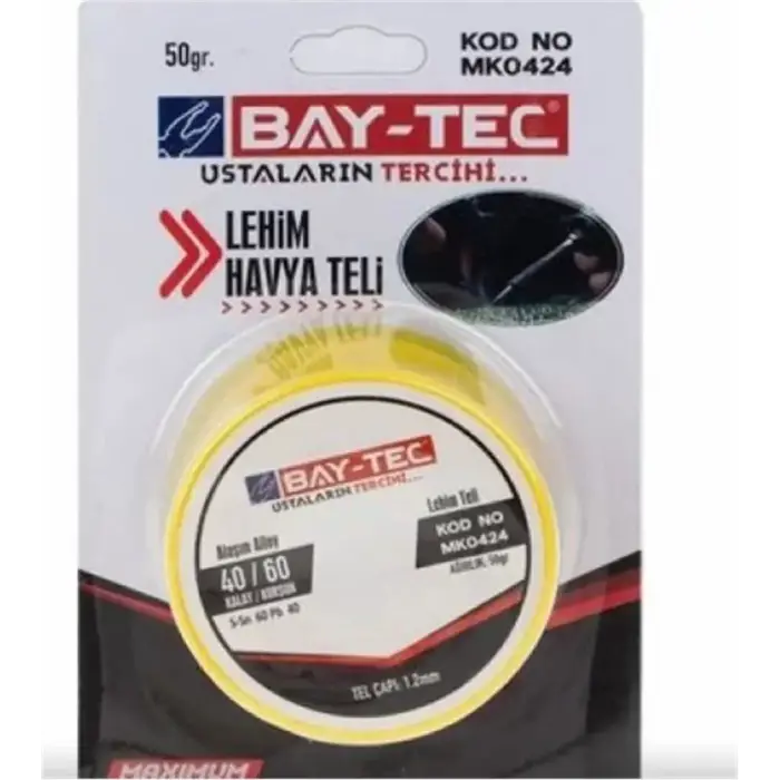 Bay-tec Lehim Havya Teli 50 Gr 1,2 Mm Mk-0424