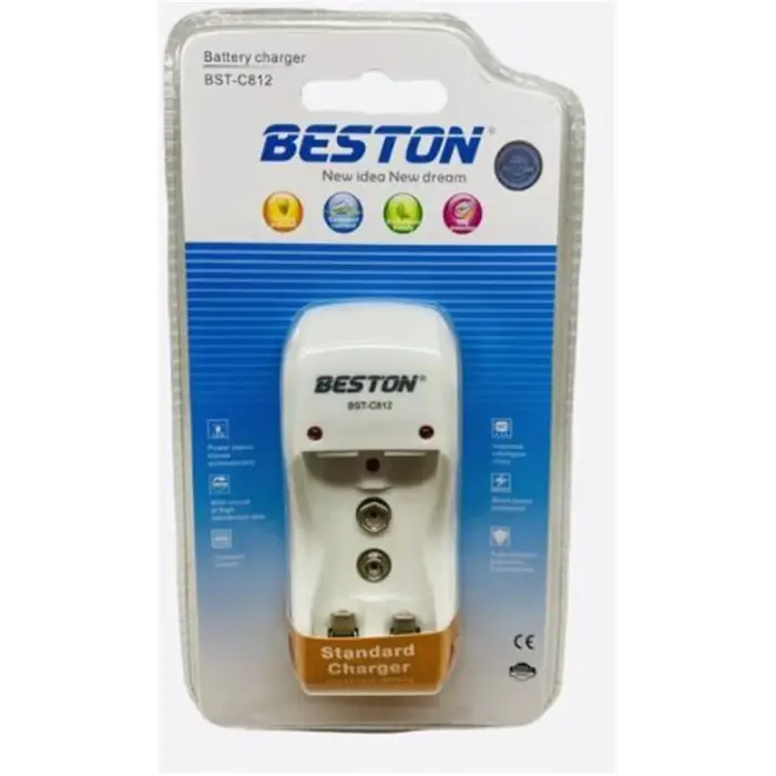 Beston C812 2 li Pil Şarj Cihazı AA-AAA-9V