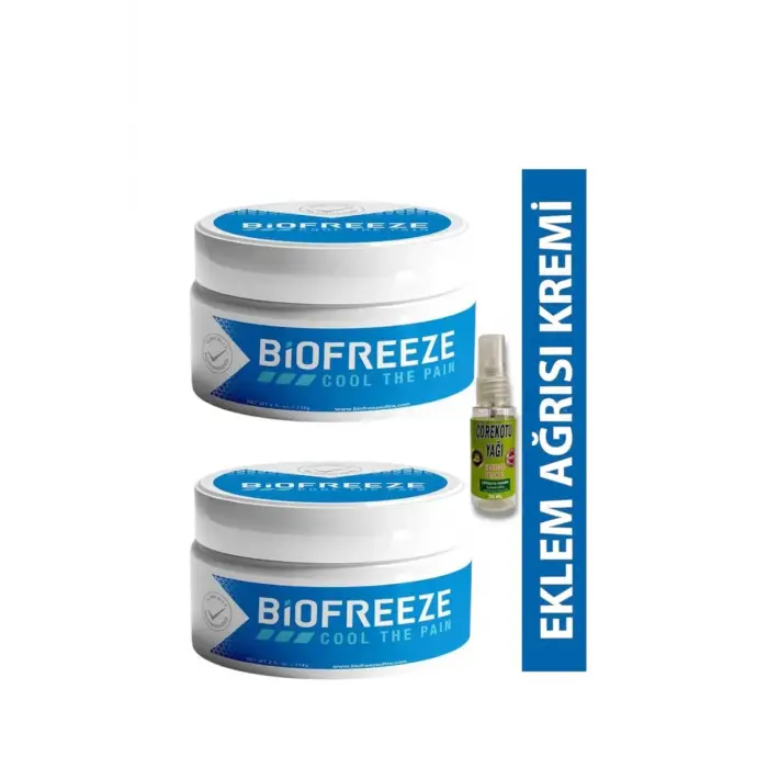 Biofreeze 150 ml Rahatlama Masaj Kremi X 2 Adet + Çörek Otu Yağı 30 ml Hediye