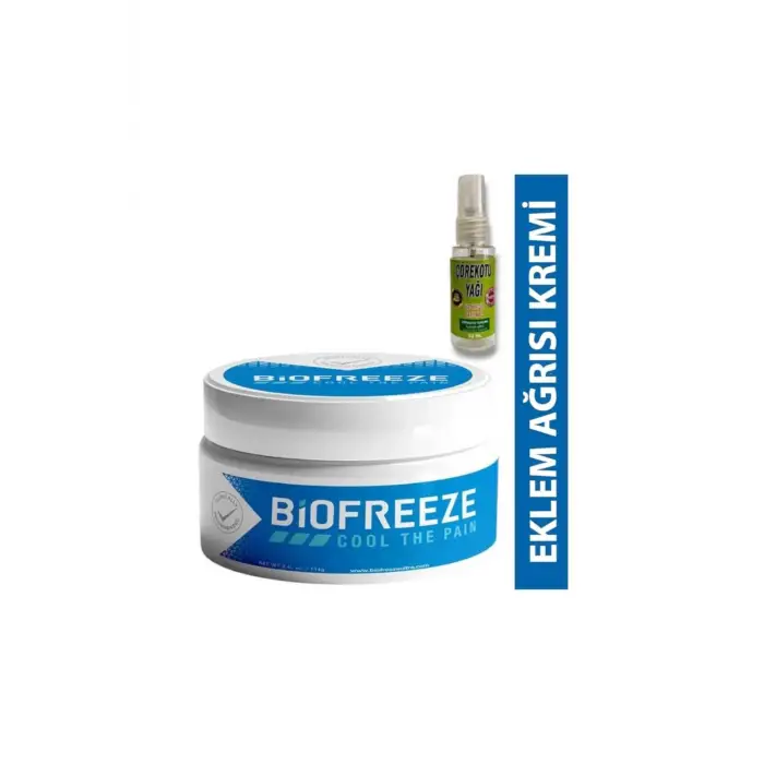 Biofreeze 150 ml Rahatlatıcı Masaj Kremi + Çörek Otu Yağı 30 ml Hediye