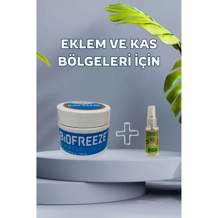Biofreeze Masaj Kremi 150 ML 1 Adet + Çörek Otu Yağı 30 ML 1 Adet
