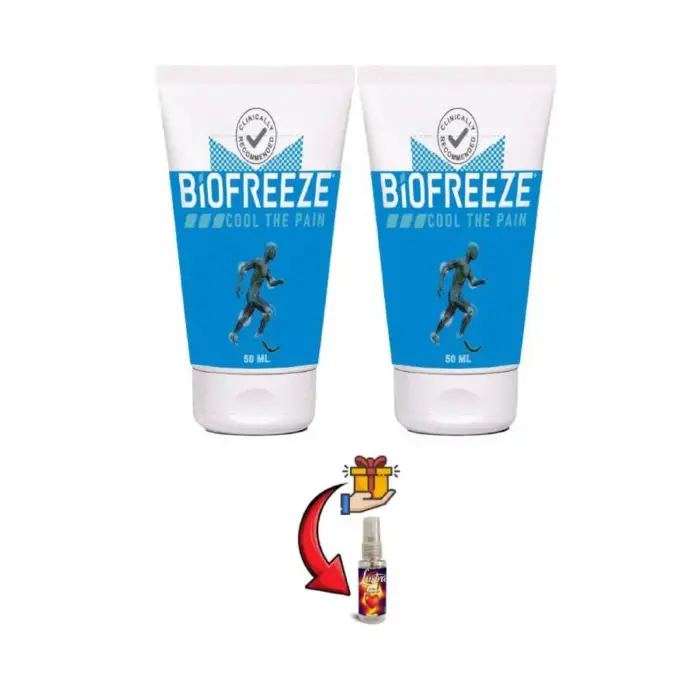 Biofreeze  Masaj Kremi  50 ml x 2 ad+Masaj Yağı ile